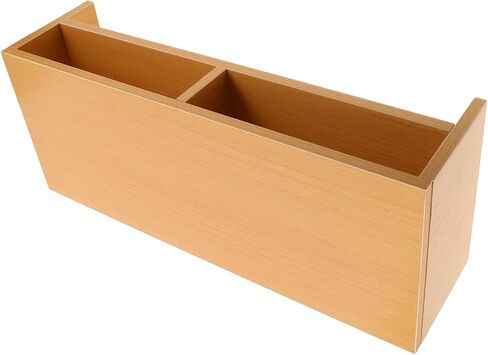 NOLITOY Wooden Computer Monitor Riser for Desk Double-layer Desktop Shelf Stand Home Office Workspace Organizer Classic Natural Wood Color in Saudi Arabia