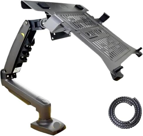 2 in 1 F80 + FP-2 for 17-30 inch Monitor + 10 inch -17 inch Desktop Stand Mount Bracket clamp(with Cable Cover) in Kuwait