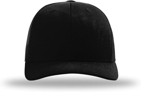 The Hat Pros Richardson 112T/PT No Button Crown Tactical Trucker Snapback Hat Bundle with THP Hat & Clothing Brush in Kuwait