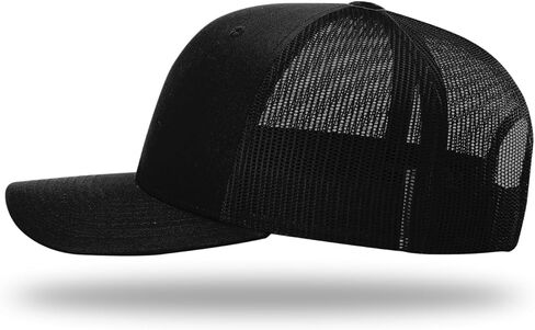The Hat Pros Richardson 112T/PT No Button Crown Tactical Trucker Snapback Hat Bundle with THP Hat & Clothing Brush in Kuwait