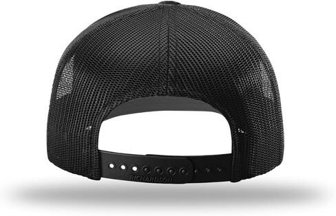 The Hat Pros Richardson 112T/PT No Button Crown Tactical Trucker Snapback Hat Bundle with THP Hat & Clothing Brush in Kuwait