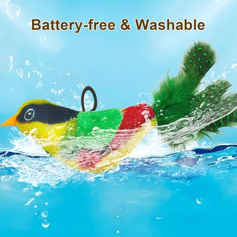 لعبة تفاعلية للطيور القطة (غير الطيران) ، وقابلة لإعادة الشحن ومقاومة للمضغ ، ومحاكمة ، وتنشيط ، ومحاكاة الأجنحة الطيور والأصوات مع 3 سرعات ، للقطط والكلاب والحيوانات الأليفة الصغيرة in Kuwait