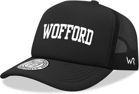 BH Fashion Company Wofford College Terriers WC Trucker Mesh Snapback Game Day Hat Black in Kuwait