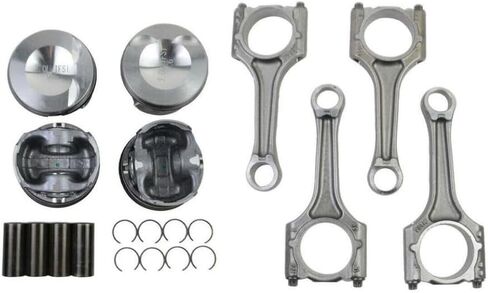 23mm AP01 Piston and Connecting Rod Set Compatible with 2.0 TSI Engines Fits Parts 06J198401D 06H198401A in Kuwait