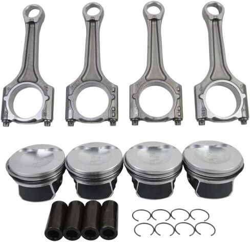 23mm AP01 Piston and Connecting Rod Set Compatible with 2.0 TSI Engines Fits Parts 06J198401D 06H198401A in Kuwait