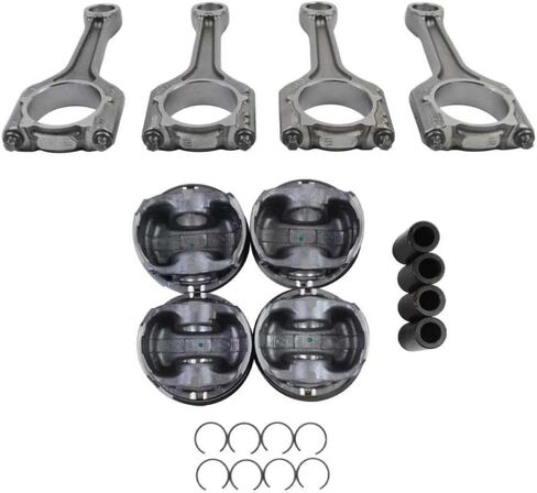 23mm AP01 Piston and Connecting Rod Set Compatible with 2.0 TSI Engines Fits Parts 06J198401D 06H198401A in Kuwait