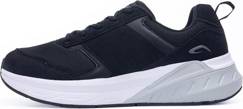 Mens Wide Toe Box Walking Shoes with Arch Support Tennis Casual Fashion Sneakers for Plantar Fasciitis Swollen Feet US 8-13 in Saudi Arabia