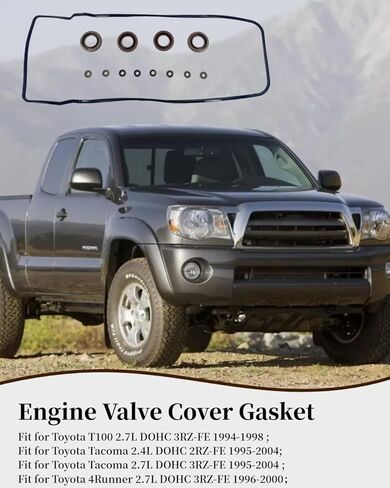Valve Cover Gasket Set VC939G VS 50512 R Fit for Toyota 4Runner T100 Tacoma 1994-2004 2.4L 2.7L L4 in Kuwait