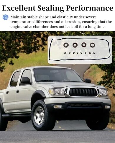 Valve Cover Gasket Set VC939G VS 50512 R Fit for Toyota 4Runner T100 Tacoma 1994-2004 2.4L 2.7L L4 in Kuwait
