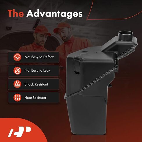 A-Premium Engine Coolant Reservoir Compatible with Chevrolet Camaro 2010-2015 3.6L - with Cap & Filler Neck in Kuwait