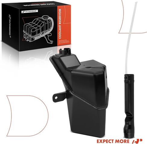 A-Premium Engine Coolant Reservoir Compatible with Chevrolet Camaro 2010-2015 3.6L - with Cap & Filler Neck in Kuwait