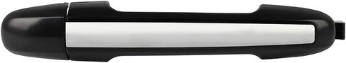 ECCPP Exterior Black Lever w/Chrome Door Handle Front Replacement for 2006-2010 for Hyundai for Sonata | Replaces 826513K500, 826523K020,79823 in Saudi Arabia