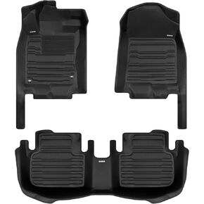 TuxMat for Acura Integra Without Rear USB Charging Ports 2023-2026 Models - Custom Car Mats - Maximum Coverage, All Weather, Laser Measured - This Full Set Includes 1st and 2nd Rows in Kuwait