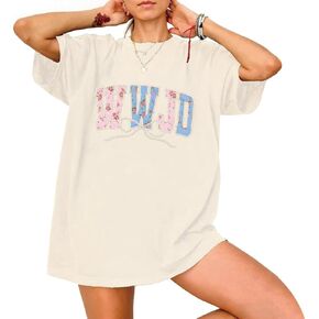 WWJD Oversized T-Shirt Aesthetic Floral Christian Shirts for Women in Kuwait