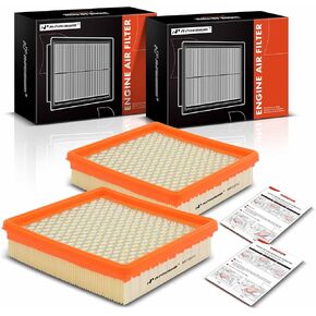 A-Premium 2-PC Engine Air Filter Compatible with Chevrolet Camaro 1985 1986 1987 1988 1989 1990 1991 1992 1993 1994 1995, 2.8L 5.0L 5.7L, Flexible Panel, Replace# 25043246 in Kuwait
