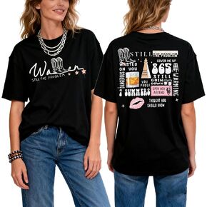 تي شيرت نسائي عتيق برسومات موسيقى الريف تي شيرت غربي تي شيرت راعية البقر للحفلات الموسيقية تي شيرت ريترو تور تي شيرت علوي in Kuwait