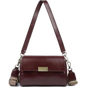 imeetu Genuine Leather Shoulder Bag for Women,Crossbody Bag Purse,Women's Handbags with 2 Detachable & Adjustable Straps in Kuwait