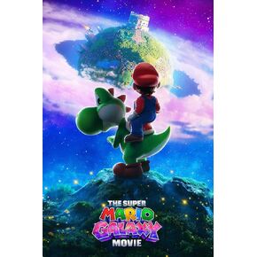 XIHOO The Super Mario Galaxy Movie 2026 Movie Posters for Boys & Girls Bedroom Decor Wall Art Print Gift Poster 16x24, Unframed in Kuwait