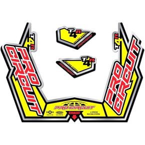 Pro Circuit DC09T4GPR T-4R Exhaust Decal Kit in Kuwait