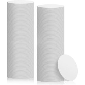 قواعد أكواب ورقية للاستعمال مرة واحدة، 400 قطعة من قواعد الأكواب باللون الأسود مقاس 4 بوصة للمشروبات، ماصة وغير قابلة للانزلاق للحانات والمطاعم والتجمعات العائلية والحرف اليدوية للاستخدام في حفلات الزفاف (أسود) in Kuwait