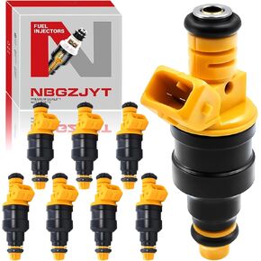 Fuel Injectors Set of 8 Compatible with Ford Lincoln Mercury Vehicles-4.6L 5.0L 5.4L 5.8L V8-F150 F250 F350 E150 E250 E350 Mustang Thunderbird Replace Part 0280150943 in Saudi Arabia