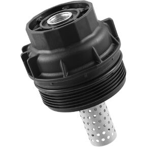 زيت المحرك مبيت مرشح التدفق العالي غطاء غطاء 156200S010 لتويوتا تندرا 2008-2021 البلاستيك معدن أسود فضي لهجة استبدال in Kuwait