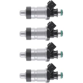 Rayten Fuel Injector set of 4pcs fitment for 1996-2000 Honda Civic，for 1996-1997 Honda Civic del Sol，Efficient Fuel Atomization Precise Injection Durable Design in Kuwait