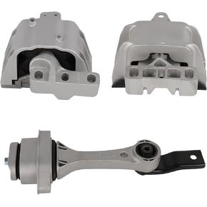 3PCS Engine Motor Mount and Transmission Mount Set Compatible with Volkswagen VW Jetta 1999-2005, for Golf 1999-2006, for Beetle 1999-2005, L4 1.8L 1.9L 2.0L Replace A6929,A6930,A6935 in Kuwait