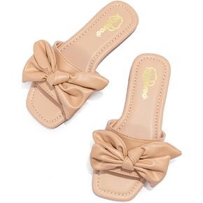 صنادل للفتيات بفيونكة مفتوحة عند الأصابع سهلة الارتداء للفتيات، أحذية للأطفال الصغار والأطفال الكبار، صيفية رائعة، كاجوال للشاطئ in Kuwait