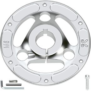 Heavy Duty Aluminum Go Kart Wheel Hub with 1-1/4" Bore, Rear Split Sprocket Hub Adapter Replacement for 1-1/4" Bore Live Axle 1/4 Keyway Go Kart Off Road Cart Buggy Powersports Part (32mm Bore) in Kuwait