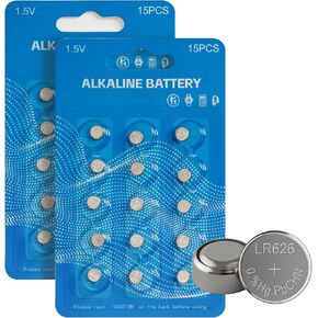 30 حزمة 1.5 فولت AG4 LR626 بطارية زر قلوية L626 LR626 LR66 SR626 377 SR626SW بطاريات عملة خلايا للساعات الآلات الحاسبة اللعب in Kuwait