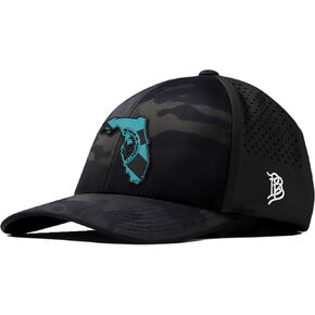 Branded Bills Florida Turquoise PVC Curved Performance, Adjustable Velcro, Lightweight, Comfortable Baseball Cap in Kuwait
