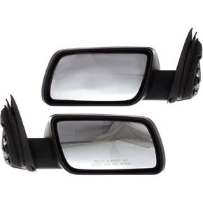 Kool Vue Driver & Passenger Side Door Mirrors For Ford Flex 2009-2012, Power Non-Heated, Without Memory & Puddle Lamp, Textured in Kuwait