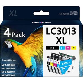 LC3011 Ink Cartridges Replacement for Brother LC3011 LC3011BK LC3011C LC3011M LC3011Y Work for MFC-J491DW MFC-J497DW MFC-J690DW MFC-J895DW Printers (4 Pack) in Kuwait