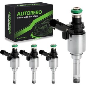 Fuel Injectors Set of 4 Compatible with Volkswagen VW CC Eos GTI Tiguan Golf Beetle Passat CC Jetta Audi A3 A4 A5 A6 Quattro Q5 TT # FJ1057 261500278 06H906036AB 06H906036E 855-12105 0261500278 in Kuwait