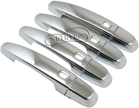 NINTE Door Handle Covers Trim Chrome for 2018-2023 Chevy Traverse | 2016-2025 Malibu | 2014-2020 Impala | 2018-2024 Equinox | 17-23 GMC Acadia | 18-24 Terrain W/4 Smart Holes（NOT The Replacement） in Kuwait