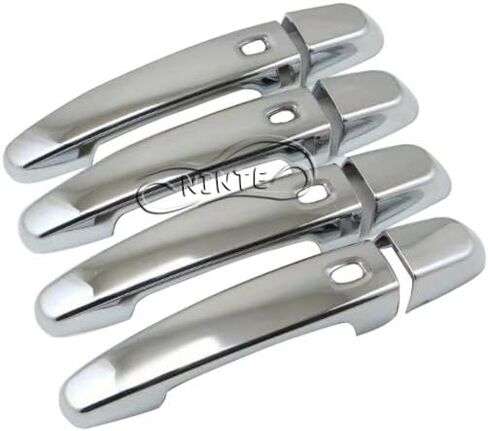 NINTE Door Handle Covers Trim Chrome for 2018-2023 Chevy Traverse | 2016-2025 Malibu | 2014-2020 Impala | 2018-2024 Equinox | 17-23 GMC Acadia | 18-24 Terrain W/4 Smart Holes（NOT The Replacement） in Kuwait