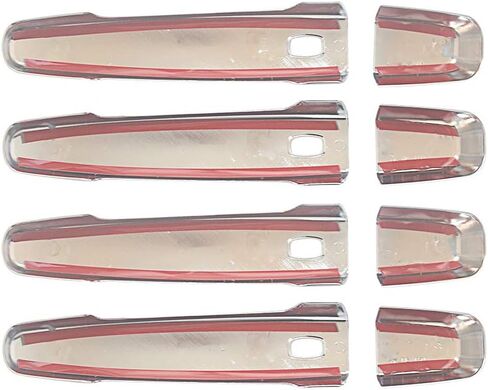 NINTE Door Handle Covers Trim Chrome for 2018-2023 Chevy Traverse | 2016-2025 Malibu | 2014-2020 Impala | 2018-2024 Equinox | 17-23 GMC Acadia | 18-24 Terrain W/4 Smart Holes（NOT The Replacement） in Kuwait