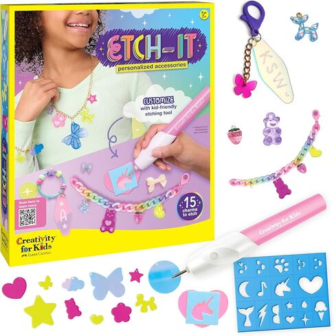 Creativity for Kids Deluxe Scratch Art Kit: Unicorn Birthday Gifts for Girls, Rainbow Scratch Art, Arts and Crafts for Kids Ages 6-8+, Kids Craft Activities in Saudi Arabia