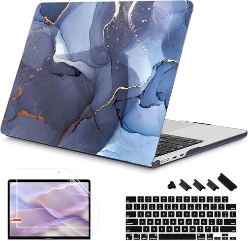 حافظة RuiHe.C لجهاز MacBook Pro 14 بوصة 2024 2023 2021 موديل M4 A3112 A3401 A3185 M3 A2918 A2992 M2 A2779 M1 A2442 Pro/Max، غطاء لجهاز MacBook Pro 14 بوصة حافظة بلاستيكية صلبة -Bulb3 in Kuwait