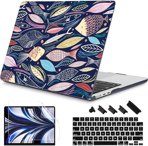 حافظة RuiHe.C لجهاز MacBook Pro 14 بوصة 2024 2023 2021 موديل M4 A3112 A3401 A3185 M3 A2918 A2992 M2 A2779 M1 A2442 Pro/Max، غطاء لجهاز MacBook Pro 14 بوصة حافظة بلاستيكية صلبة -Bulb3 in Kuwait