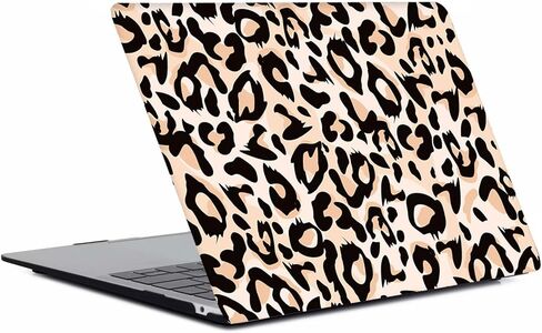 RuiHe.C Compatible with MacBook Air 15 inch Case Release 2025-2023 A3241 M4 A3114 M3 A2941 M2 with Retina Display & Touch ID, Plastic Hard Shell with Keyboard Cover -Pink Leopard Print in Saudi Arabia