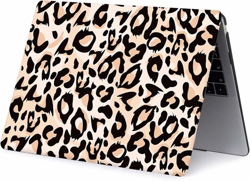RuiHe.C Compatible with MacBook Air 15 inch Case Release 2025-2023 A3241 M4 A3114 M3 A2941 M2 with Retina Display & Touch ID, Plastic Hard Shell with Keyboard Cover -Pink Leopard Print in Saudi Arabia