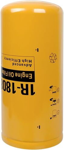 6PCS 1R1808 Oil Filter Compatible with Caterpillar 1R-1808 Oil Filter CAT 3406B 3408 3412C 3412 3306B Excavator Replace 275-2604 in Kuwait