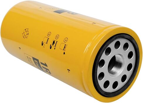 6PCS 1R1808 Oil Filter Compatible with Caterpillar 1R-1808 Oil Filter CAT 3406B 3408 3412C 3412 3306B Excavator Replace 275-2604 in Kuwait