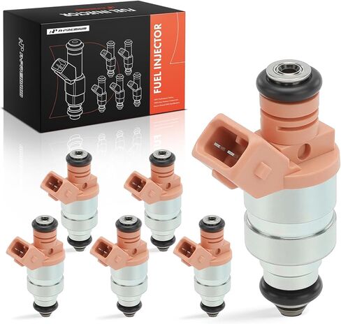 A-Premium 3 Holes Set of 6 Fuel Injectors Compatible with Audi A6 Quattro 2000-2004, Allroad Quattro 2001-2005, S4 2000-2002, 2.7L, Replace# 078133551M, 078133551BL in Saudi Arabia