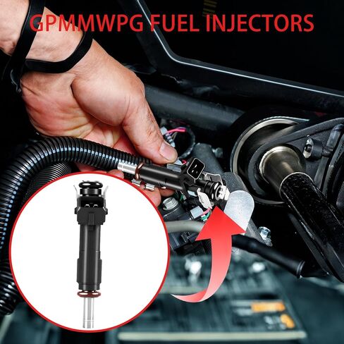 4Pcs Fuel Injectors FJ1153 800-2189N Injector 8Holes Compatible with Chevy Cruze 2011-2015 /Cruze Limited 2016 /Sonic 2012-2015 1.8L L4 Automotive Replacement 8002189N 55570284 Set of 4 in Kuwait