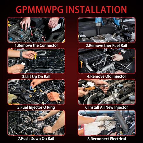 4Pcs Fuel Injectors FJ1153 800-2189N Injector 8Holes Compatible with Chevy Cruze 2011-2015 /Cruze Limited 2016 /Sonic 2012-2015 1.8L L4 Automotive Replacement 8002189N 55570284 Set of 4 in Kuwait