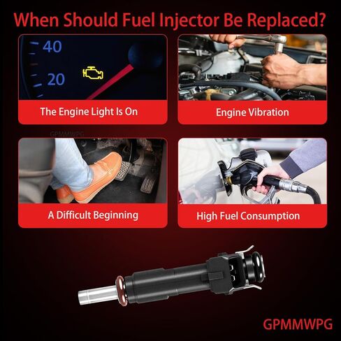 4Pcs Fuel Injectors FJ1153 800-2189N Injector 8Holes Compatible with Chevy Cruze 2011-2015 /Cruze Limited 2016 /Sonic 2012-2015 1.8L L4 Automotive Replacement 8002189N 55570284 Set of 4 in Kuwait