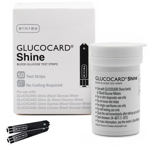 CJ542050BX - شريط اختبار الجلوكوز في الدم GLUCOCARD Shine (50 قطعة) in Kuwait